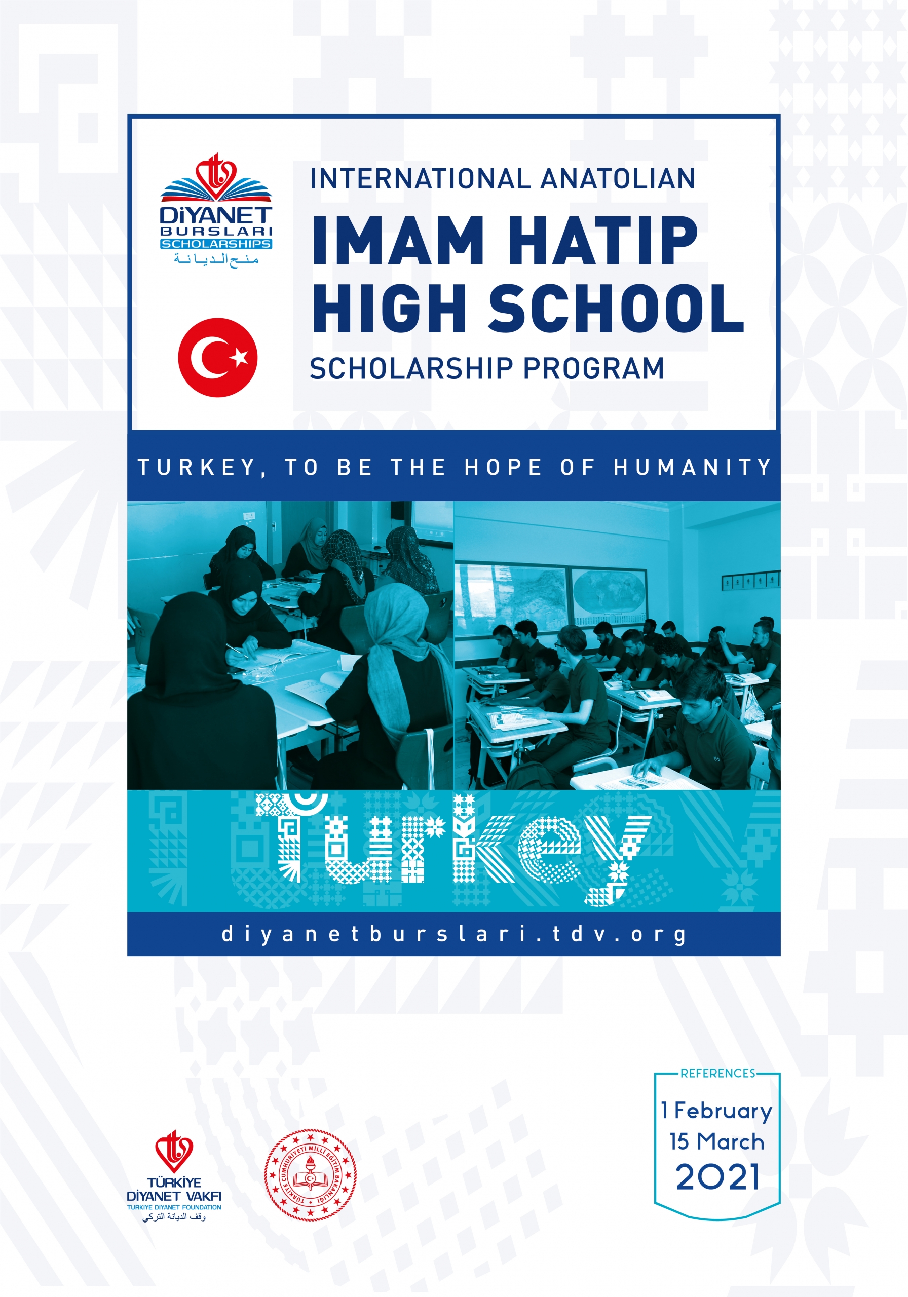 INTERNATIONAL ANATOLIAN IMAM HATIP HIGH SCHOOL PROGRAM 2021
